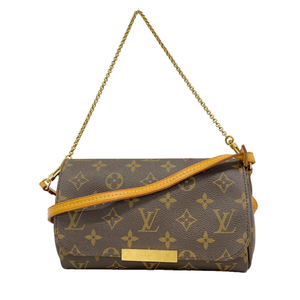 Louis Vuitton Monogram Favorite PM Handbag M40717 Brown 2-way bag for women